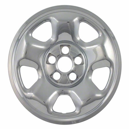 Coast2Coast 17", 5 Spoke, Chrome Plated, Plastic, Set Of 4, Compatible With Steel Wheels IWCIMP82X